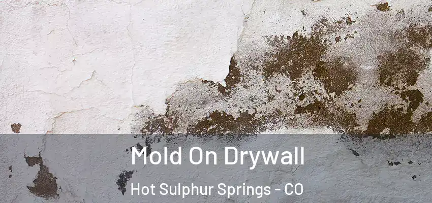  Mold On Drywall Hot Sulphur Springs - CO